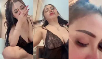 DJ Amellia Putri Tobrut Lingerie Tanpa Bra Instagram