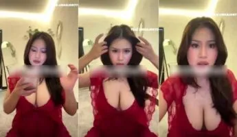 Cane Lingerie Merah Live Private Teman Ngocok Kamu